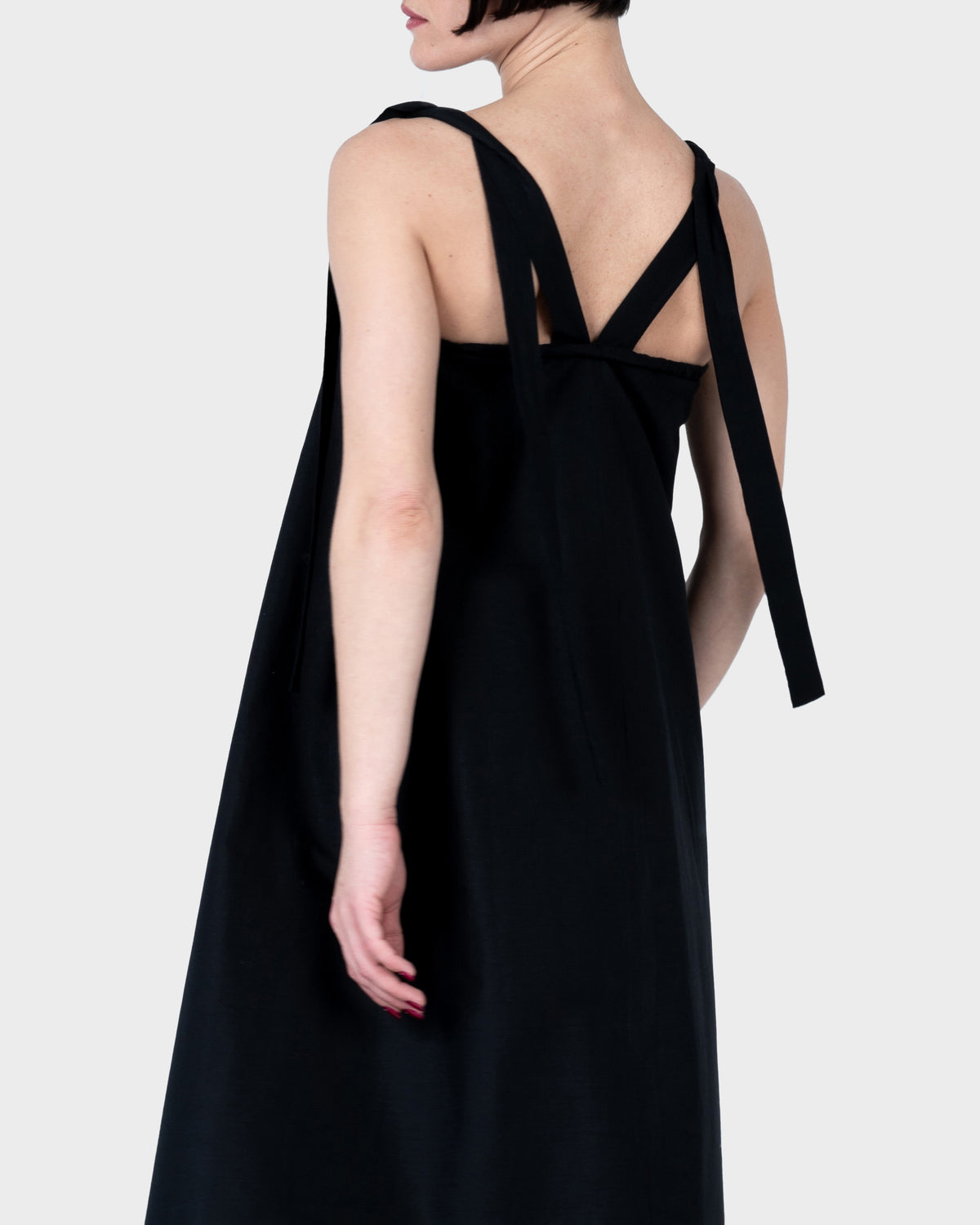 Io ribbon midi dress