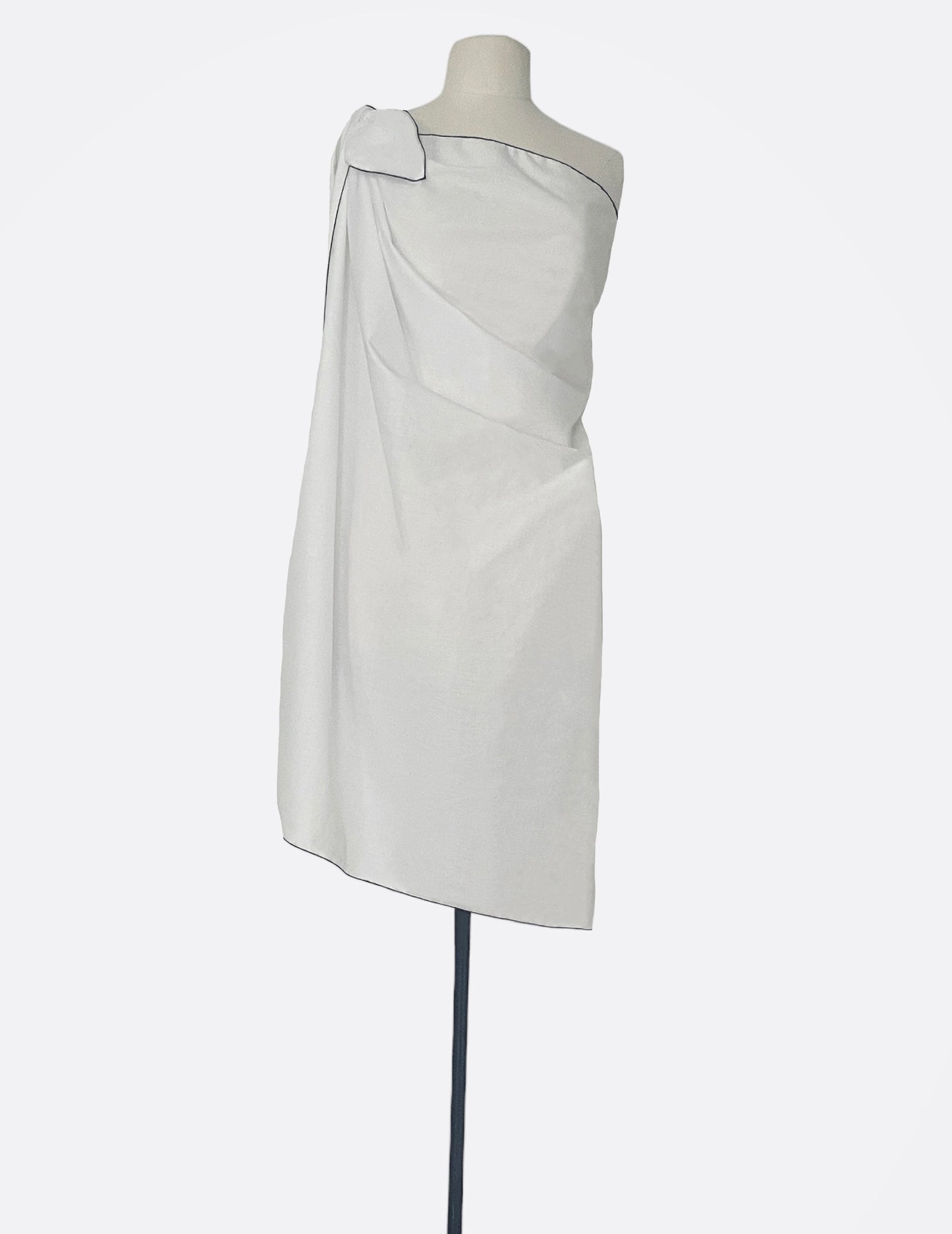 coconut white scarf
