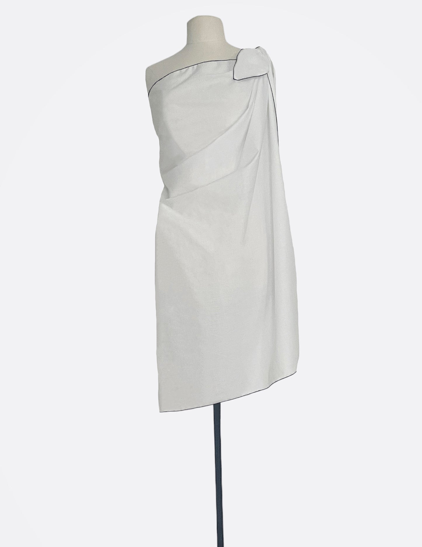 coconut white scarf