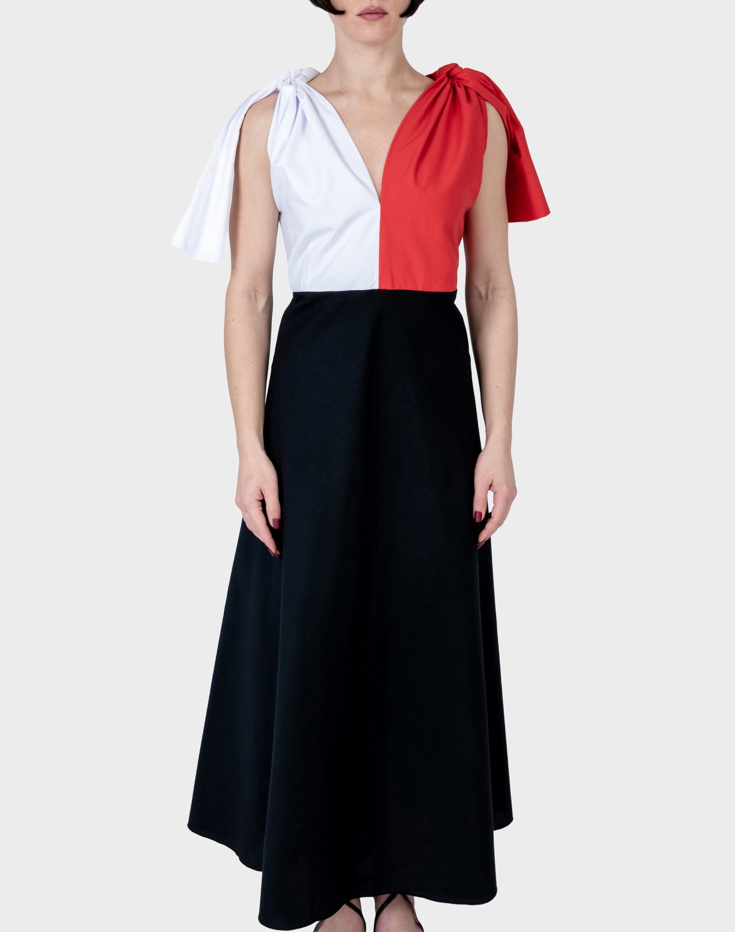Dido bow maxi dress