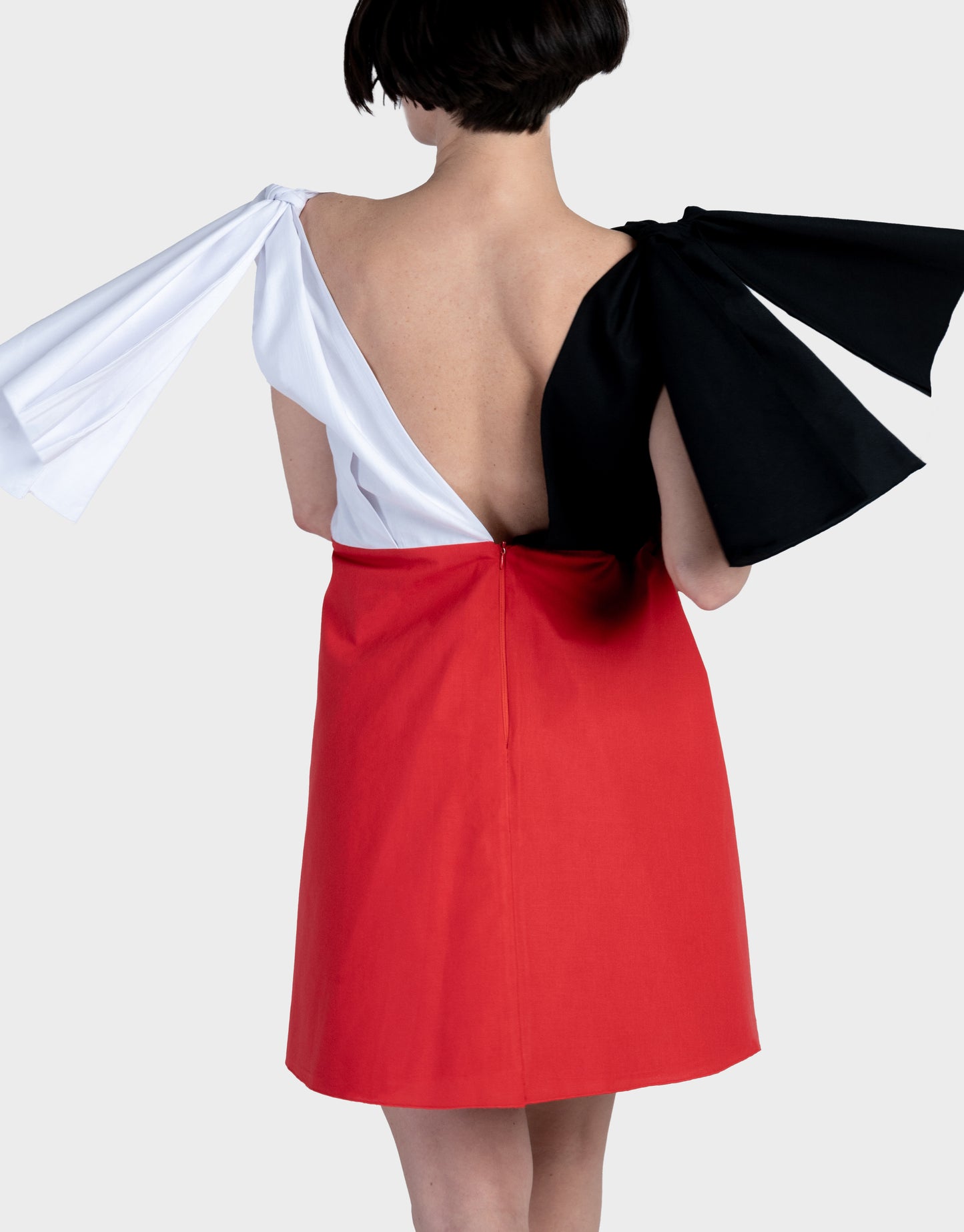 Dido bow mini dress