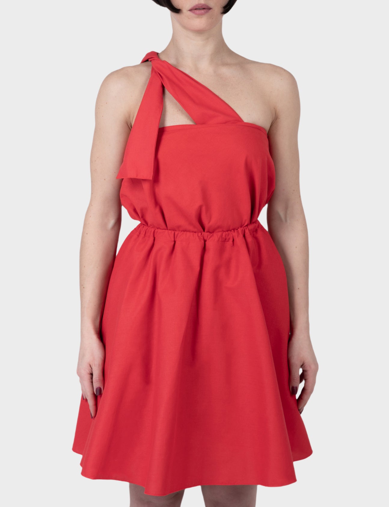 Phoebe mini skirt - poppy red