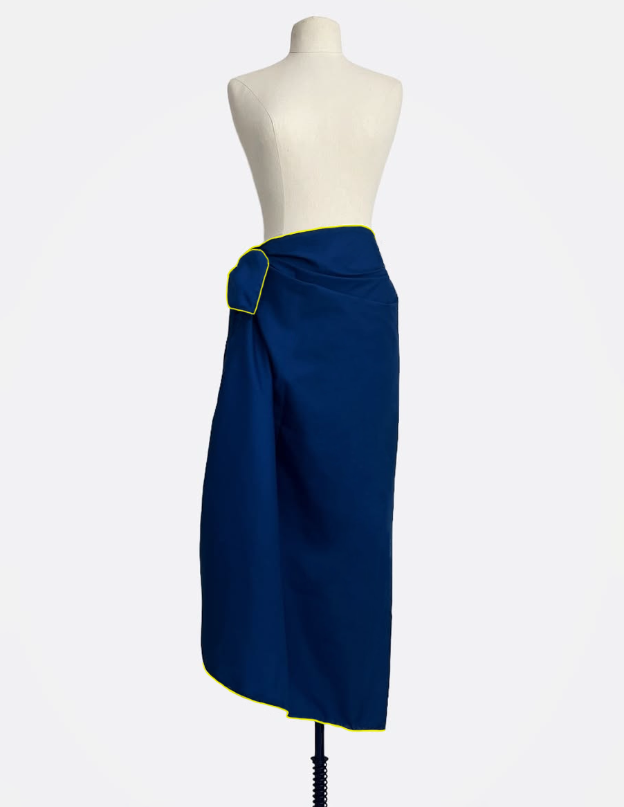 cobalt blue scarf