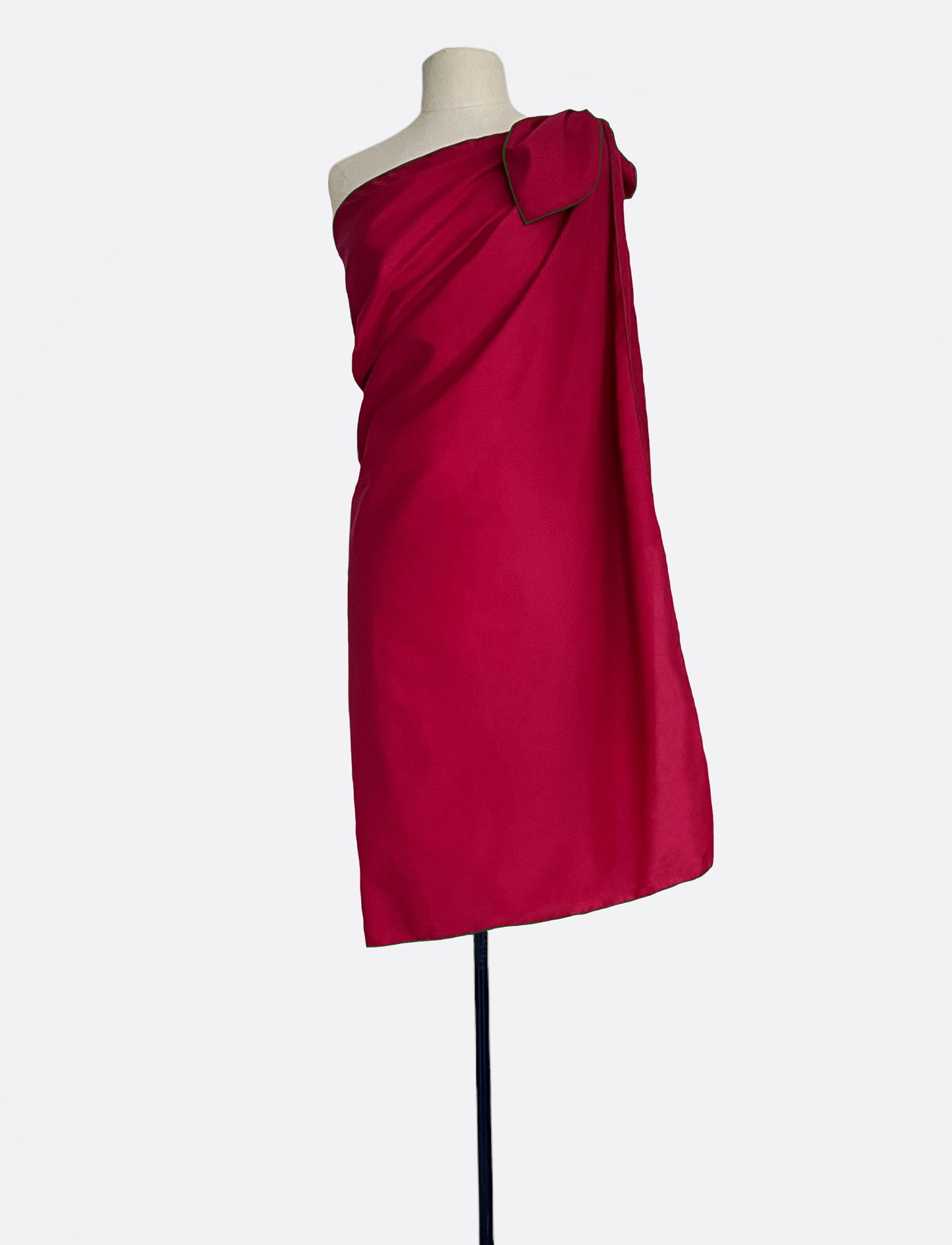 magenta scarf