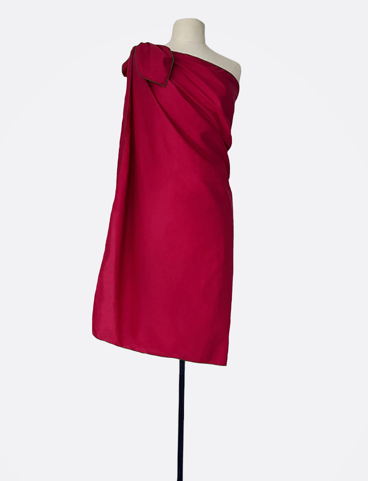 magenta scarf
