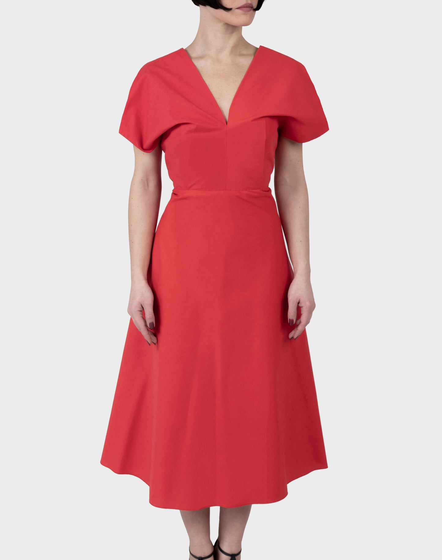 Leto Midi Dress - Red