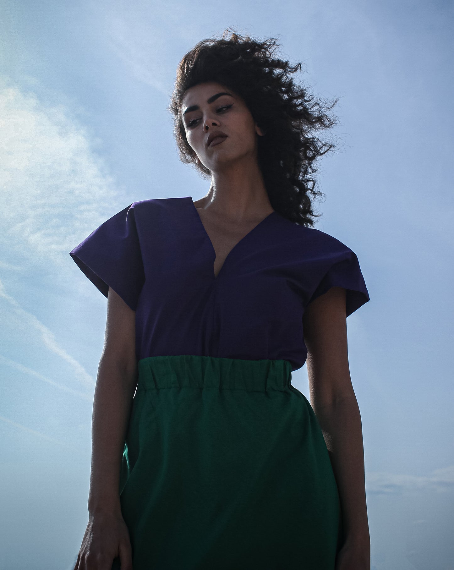 Phoebe tee - royal purple