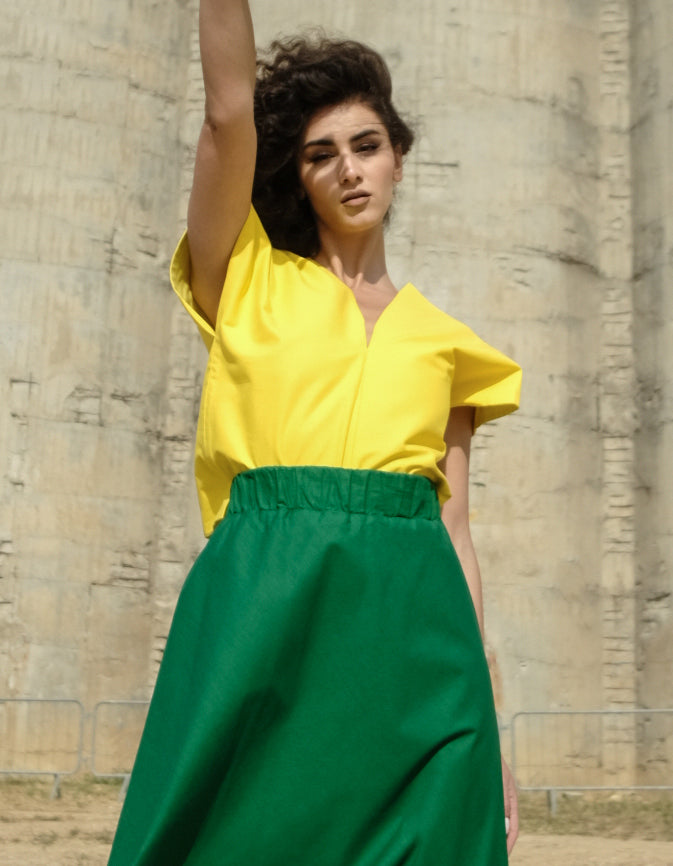 Phoebe tee - sunny yellow