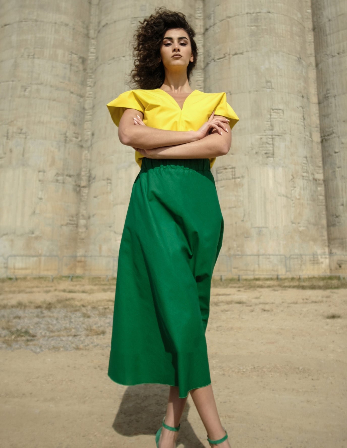 Phoebe tee - sunny yellow