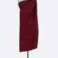 maroon scarf