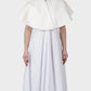 Margaret cropped cape coat - vanilla