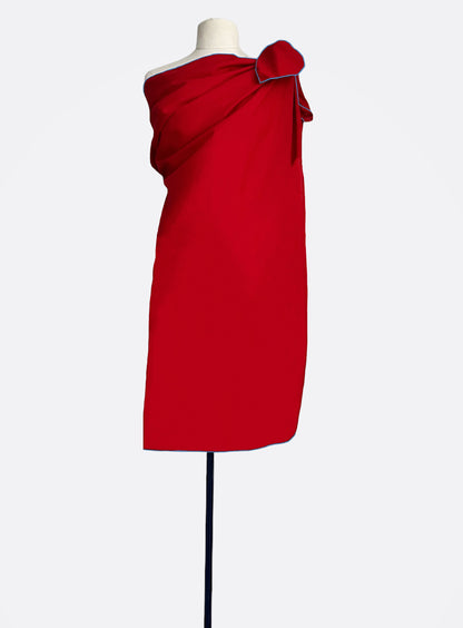 poppy red scarf