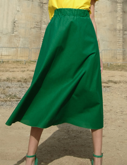 Phoebe Midi Skirt - Green