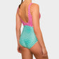 Kunzite swimsuit - magenta/vivid green