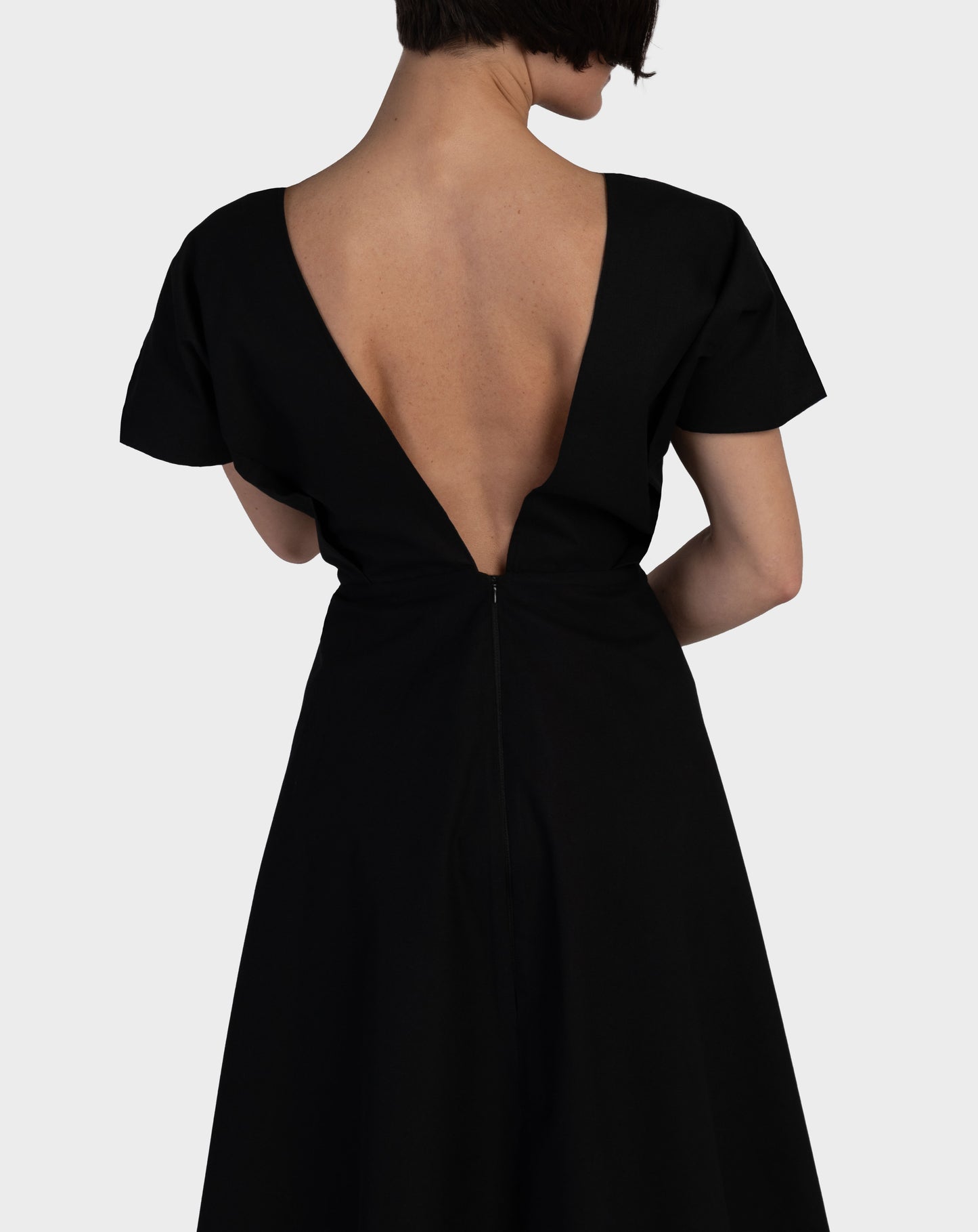 Petite Leto Midi Dress - Black