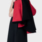 Melania cape coat - black