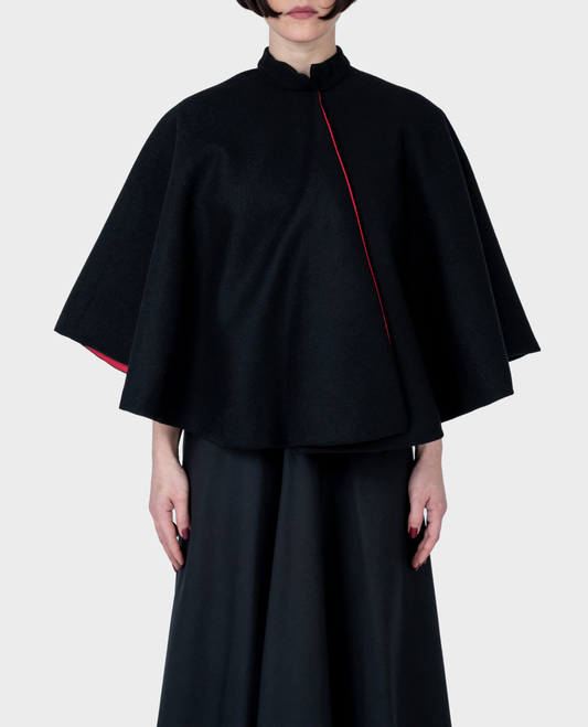 Melania cape coat