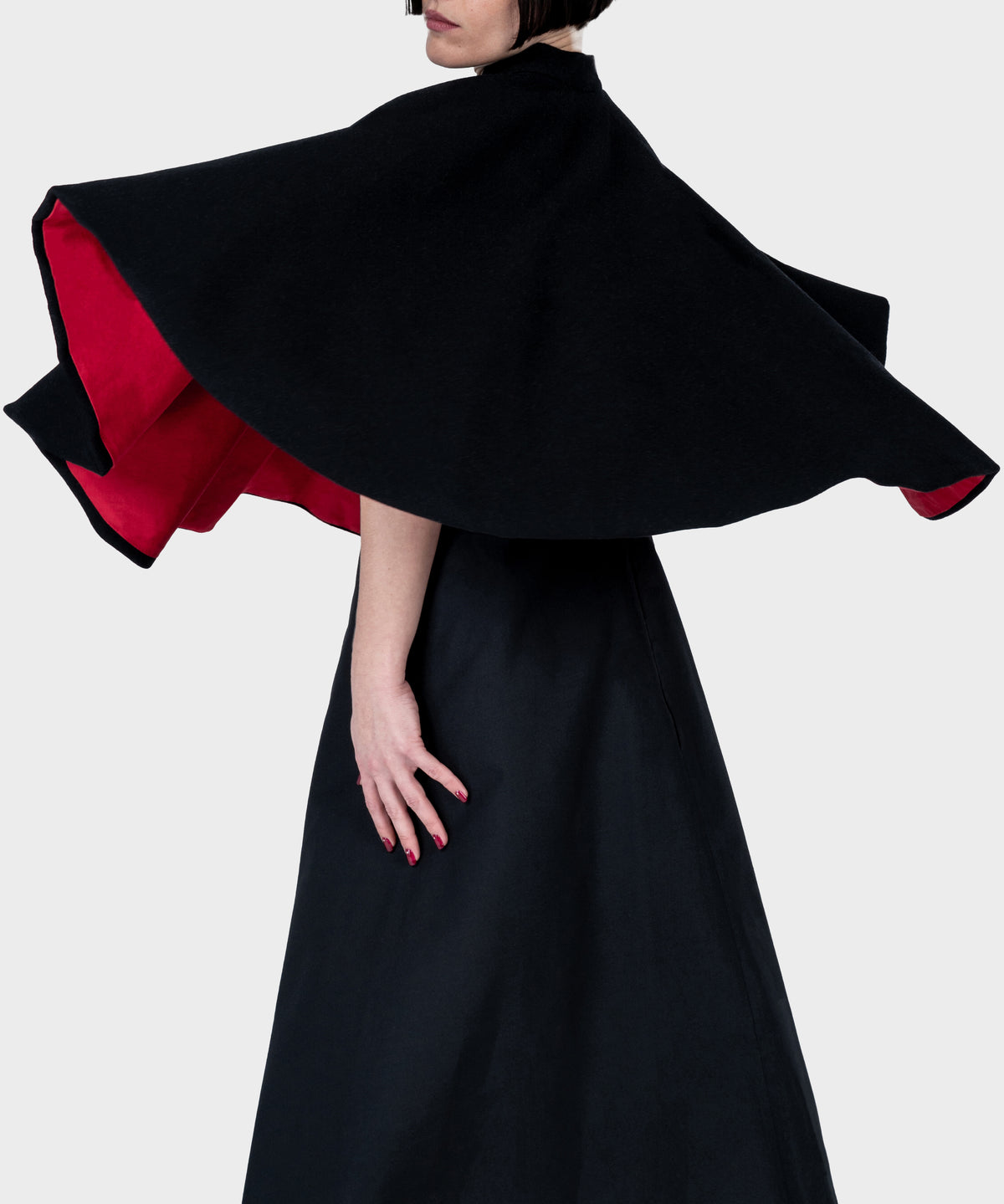 Melania cape coat