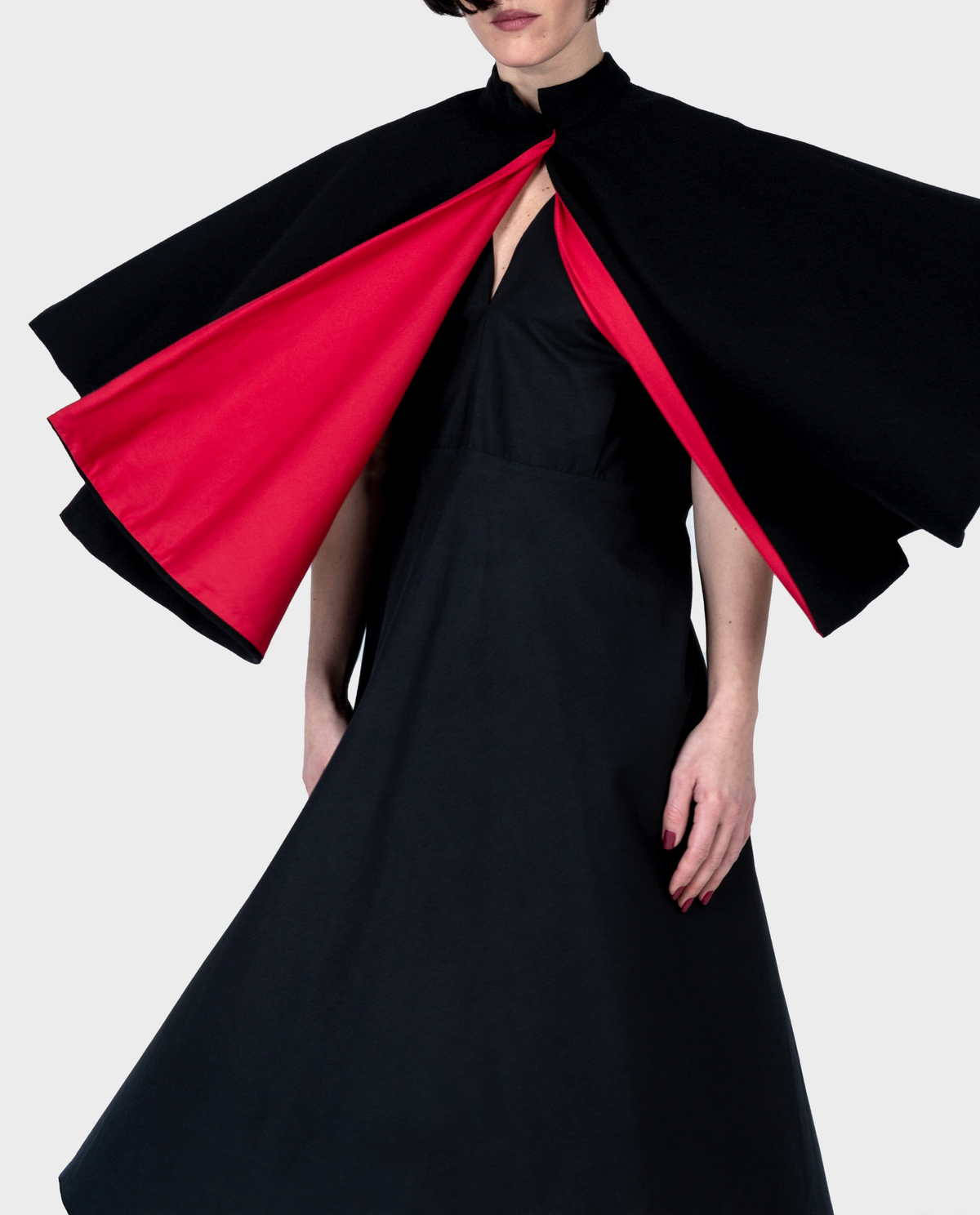 Melania cape coat