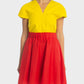 Phoebe mini skirt - poppy red