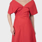 Leto Midi Dress - Red